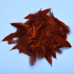GRIZZLY MINI MARABOU BURNT ORANGE