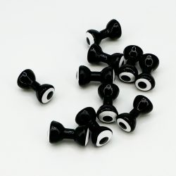 DOUBLE PUPIL LEAD EYES - BLACK / WHITE