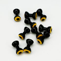 DOUBLE PUPIL LEAD EYES - BLACK / YELLOW